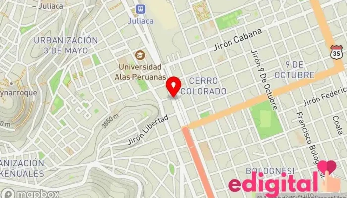 mapa de Farmacia Jordanus Farmacia en Juliaca