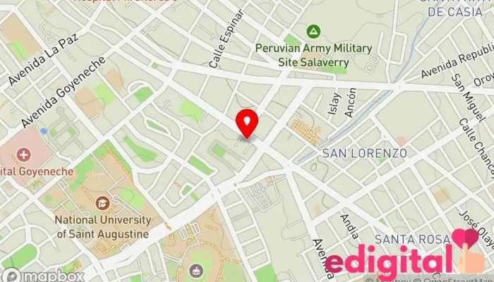 mapa de Farmacia Lider Farmacia en Arequipa