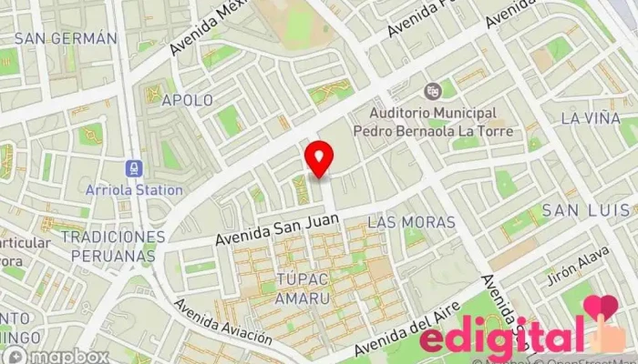 mapa de Farmacia Loayza Farmacia en San Luis