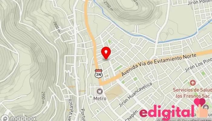 mapa de Farmacia Los Angeles Farmacia en Cajamarca