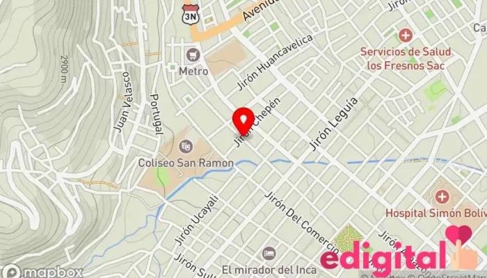 mapa de Farmacia Lumiher Farmacia en Cajamarca