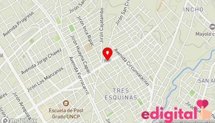 mapa de Farmacia Ly Pharma Farmacia en Huancayo