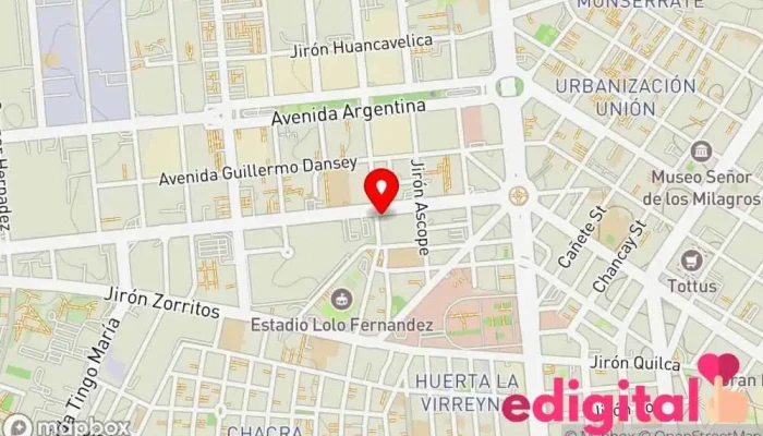 mapa de Farmacia Farmacia en Lima