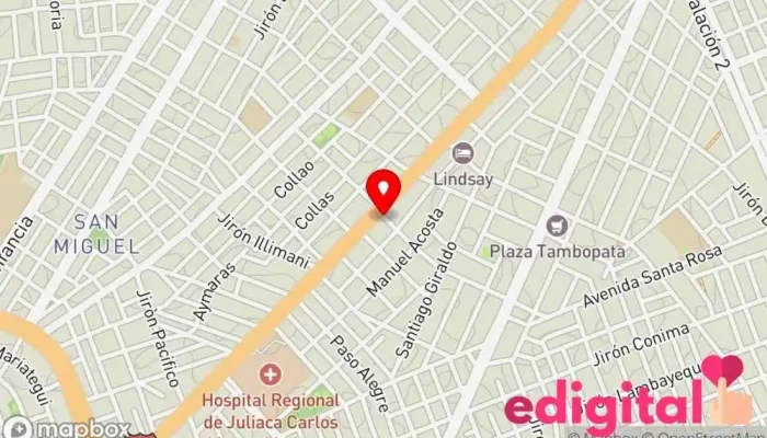 mapa de Farmacia Farmacia en Juliaca