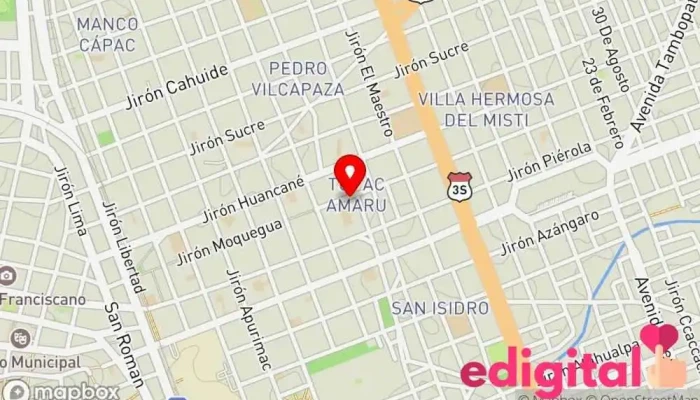 mapa de Farmacia Medica Farmacia en Juliaca