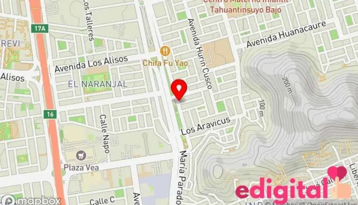 mapa de Farmacia Mi Peru Farmacia en Lima