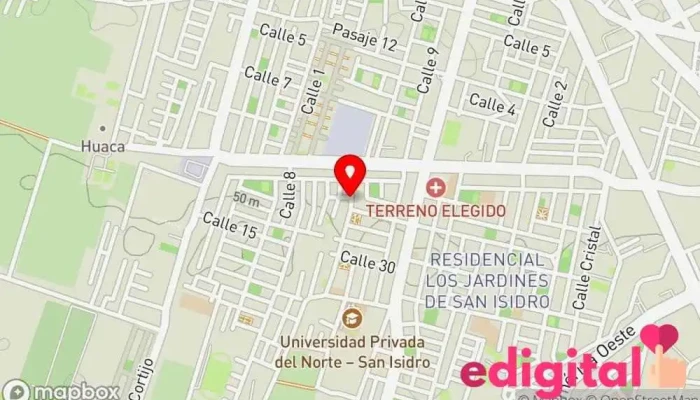 mapa de Farmacia Nueva Vida Farmacia en Trujillo