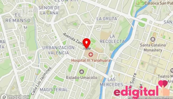 mapa de Farmacia Principal - Hospital III Yanahuara Farmacia en Yanahuara