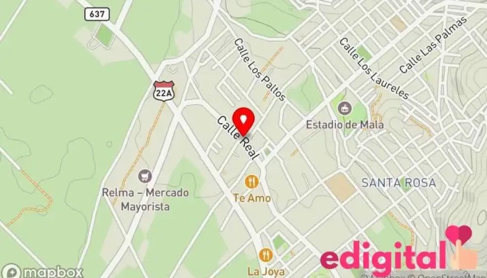 mapa de Farmacia Sagrado Corazón de Jesús EIRL Farmacia en Mala