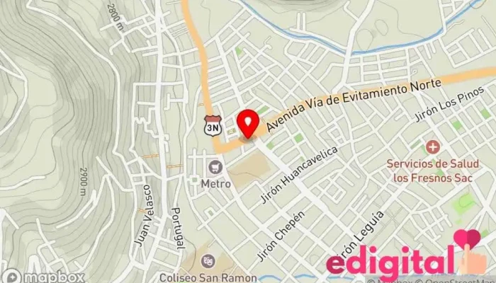 mapa de Farmacia Saludfarma Farmacia en Cajamarca