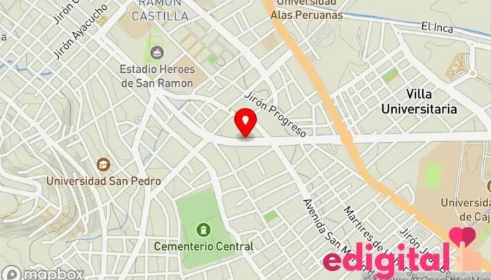 mapa de Farmacia Santiago Apóstol Farmacia en Cajamarca