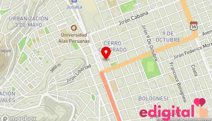 mapa de Farmacia señor de huanca Farmacia en Juliaca
