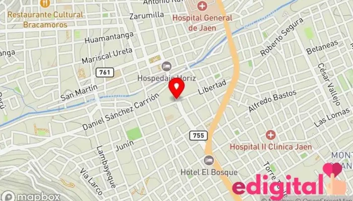 mapa de Farmacia Socorro Farmacia en Jaén