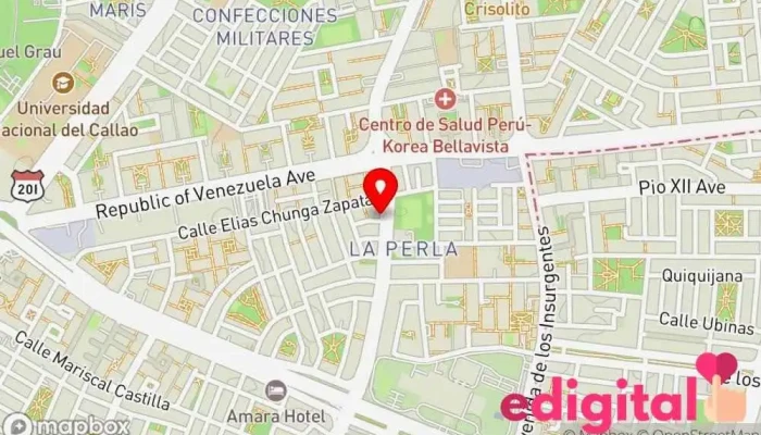 mapa de Farmacia Vida & Salud Farmacia en La Perla