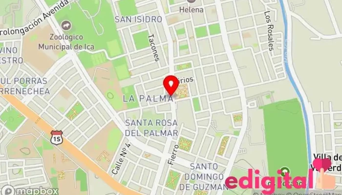 mapa de FARMACIA VITAFARM Farmacia en Ica