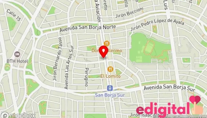 mapa de Farmacias Lider Farmacia en San Borja