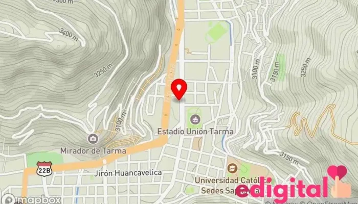 mapa de Farmagro Farmacia en Tarma