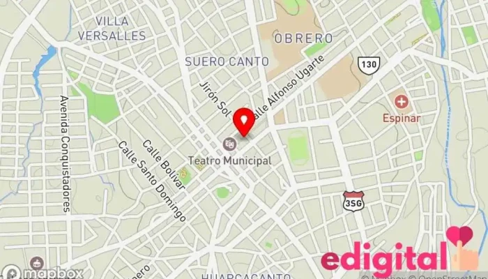 mapa de Farmaplus Farmacia en Espinar