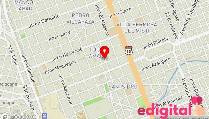 mapa de Farmas Salud Farmacia en Juliaca