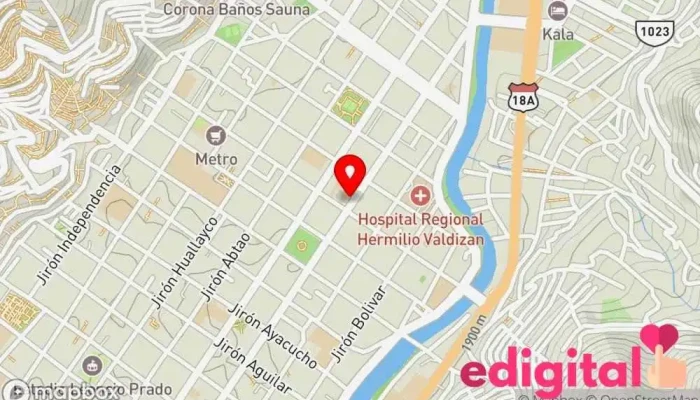 mapa de FarmaTodo Farmacia en Huánuco