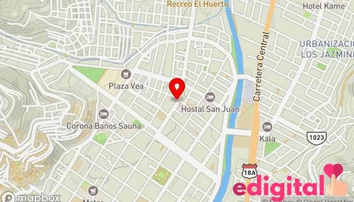 mapa de FarmaTodo Farmacia en Huánuco