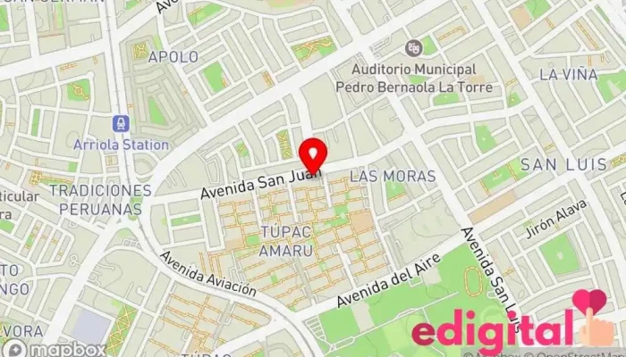 mapa de Farmavida Farmacia, Perfumería en Lima