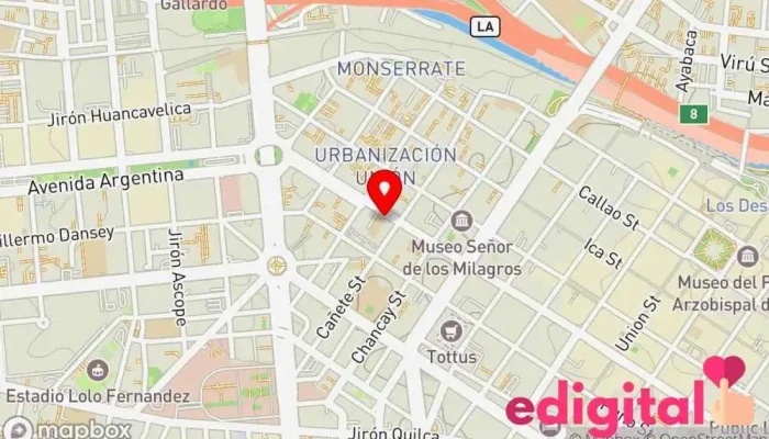 mapa de FS Farmacia Magistral Farmacia en Lima
