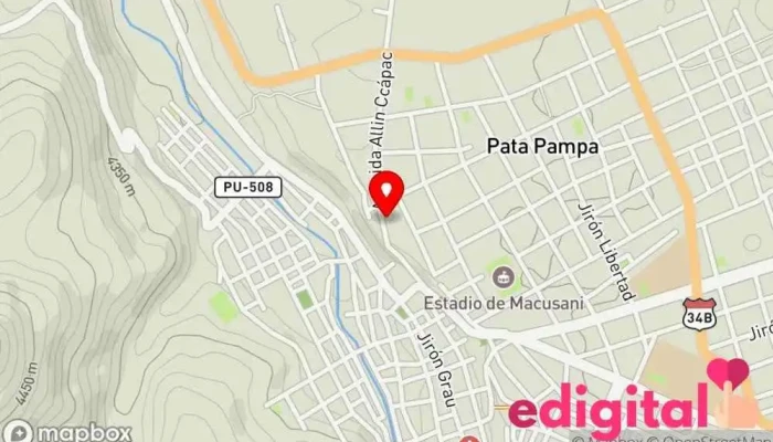 mapa de hnd hinode macusani Farmacia en Macusani