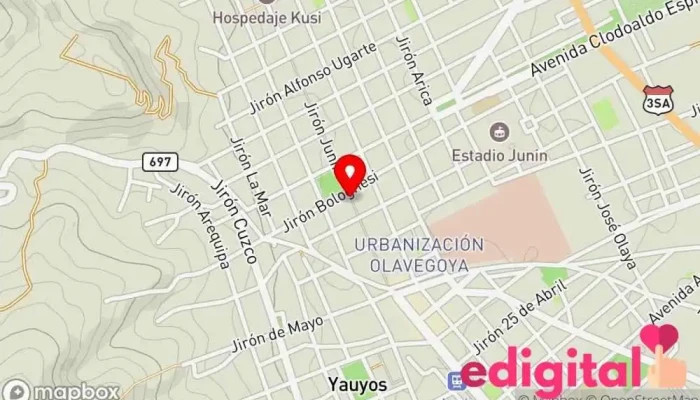 mapa de INKAFARMA Farmacia en Jauja
