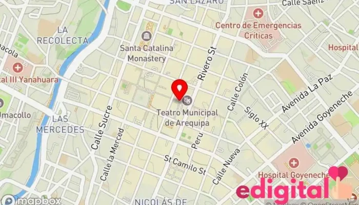 mapa de InkaFarma Farmacia en Arequipa