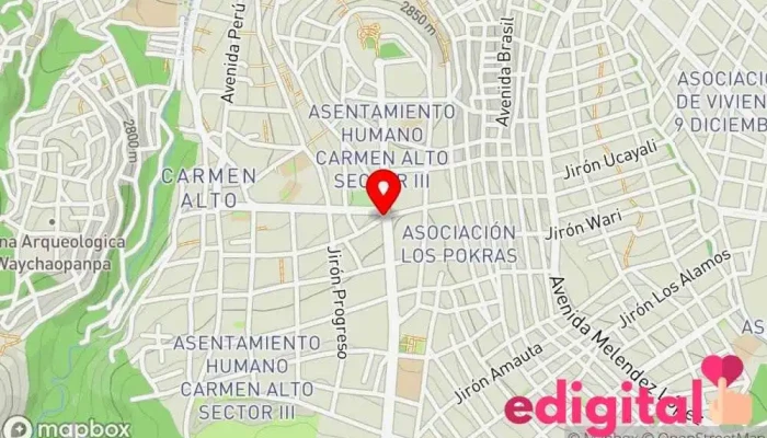 mapa de Inkafarma Farmacia en Ayacucho