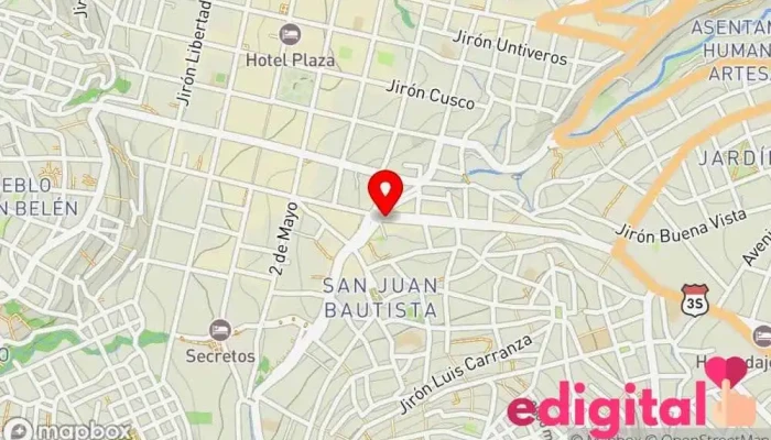 mapa de INKAFARMA Farmacia en Ayacucho
