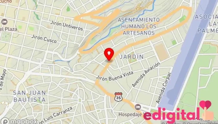 mapa de INKAFARMA Farmacia en Ayacucho