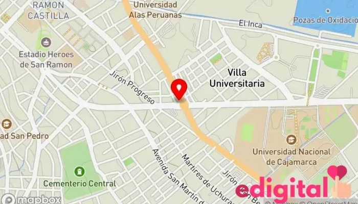 mapa de Inkafarma Farmacia en Cajamarca