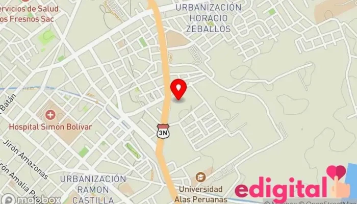 mapa de Inkafarma Farmacia en Cajamarca