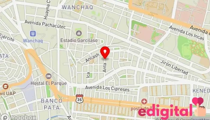 mapa de INKAFARMA Farmacia en Cusco