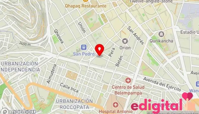 mapa de INKAFARMA Farmacia en Cusco