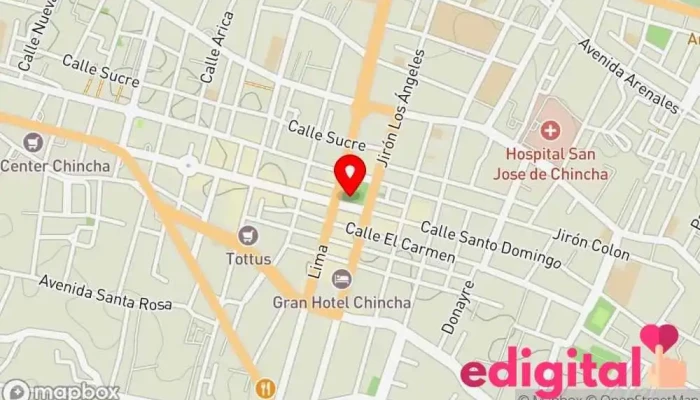 mapa de INKAFARMA Farmacia en ICA