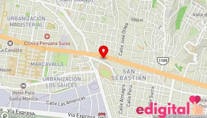 mapa de INKAFARMA Farmacia en Cusco