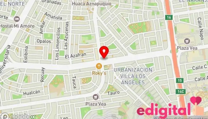 mapa de InkaFarma Farmacia en LIMA
