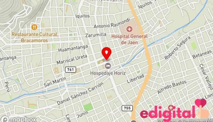 mapa de Inkafarma Farmacia en Jaén