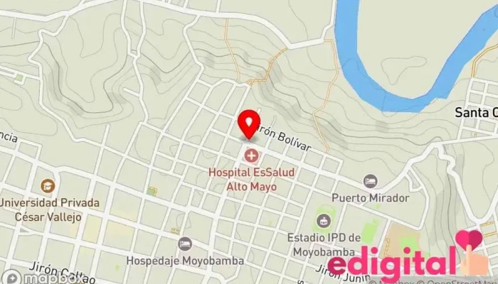 mapa de Inkafarma Farmacia en Moyobamba