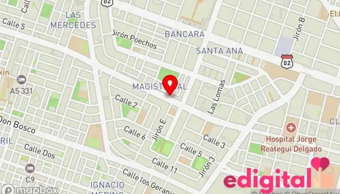 mapa de InkaFarma Farmacia en Piura