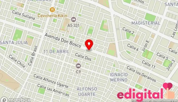 mapa de INKAFARMA Farmacia en Piura