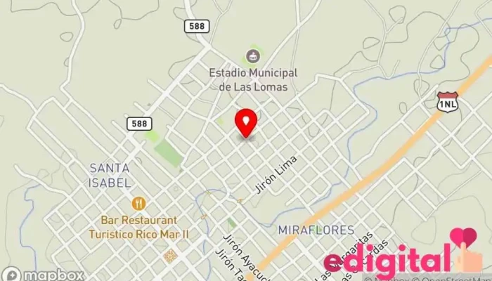 mapa de INKAFARMA Farmacia en Piura