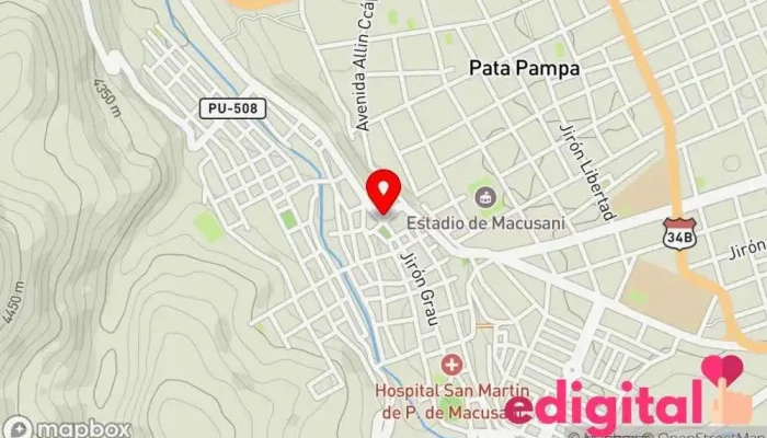 mapa de Inkafarma Farmacia en Macusani