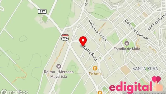 mapa de Inkafarma Farmacia en Mala