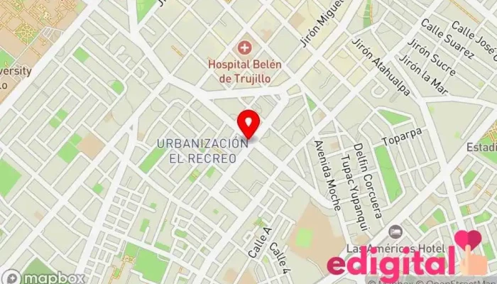 mapa de InkaFarma Farmacia en Trujillo