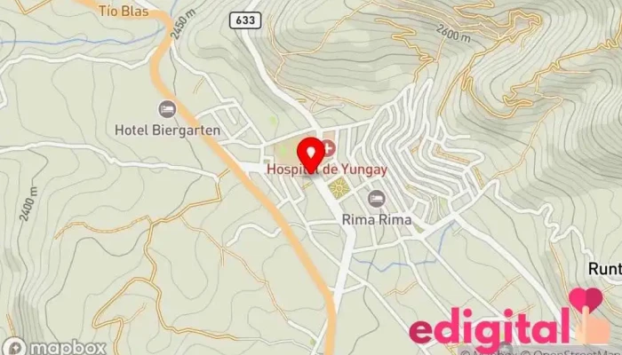 mapa de Inkafarma Farmacia en Yungay
