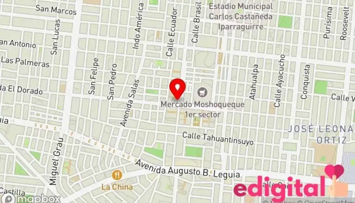mapa de Inkafarma Farmacia en Chiclayo